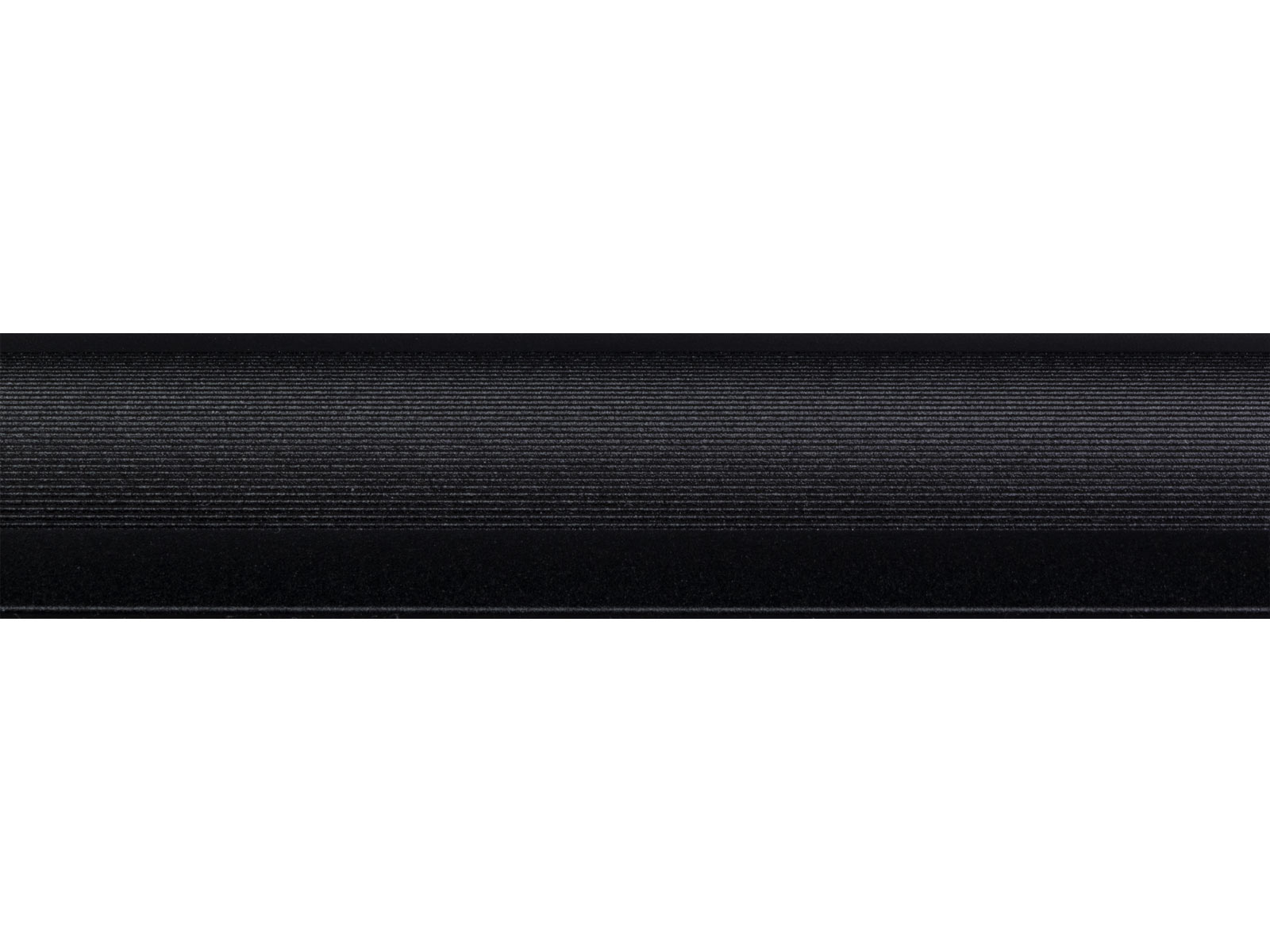 Übergangsprofil 48 x 1900 mm in Schwarz aus Aluminium
