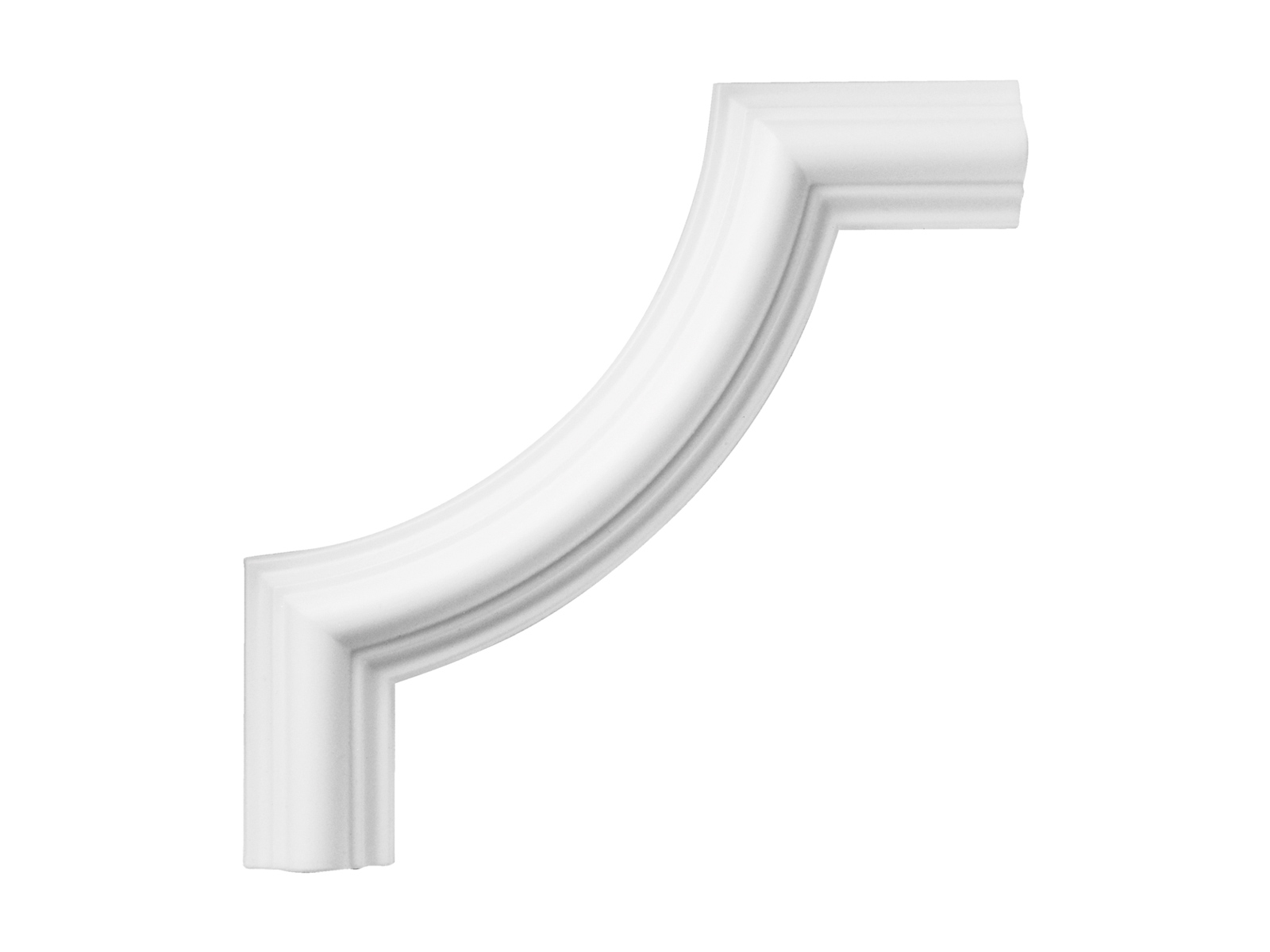 Styropor Viertelbogen BW 11, r= 115 mm (4 Stück)