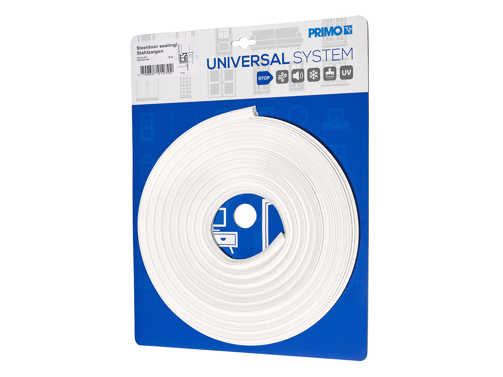 Primo Dichtungsband Ferrum 911 weiß | 14,9 x 17,1 mm | Länge 5m