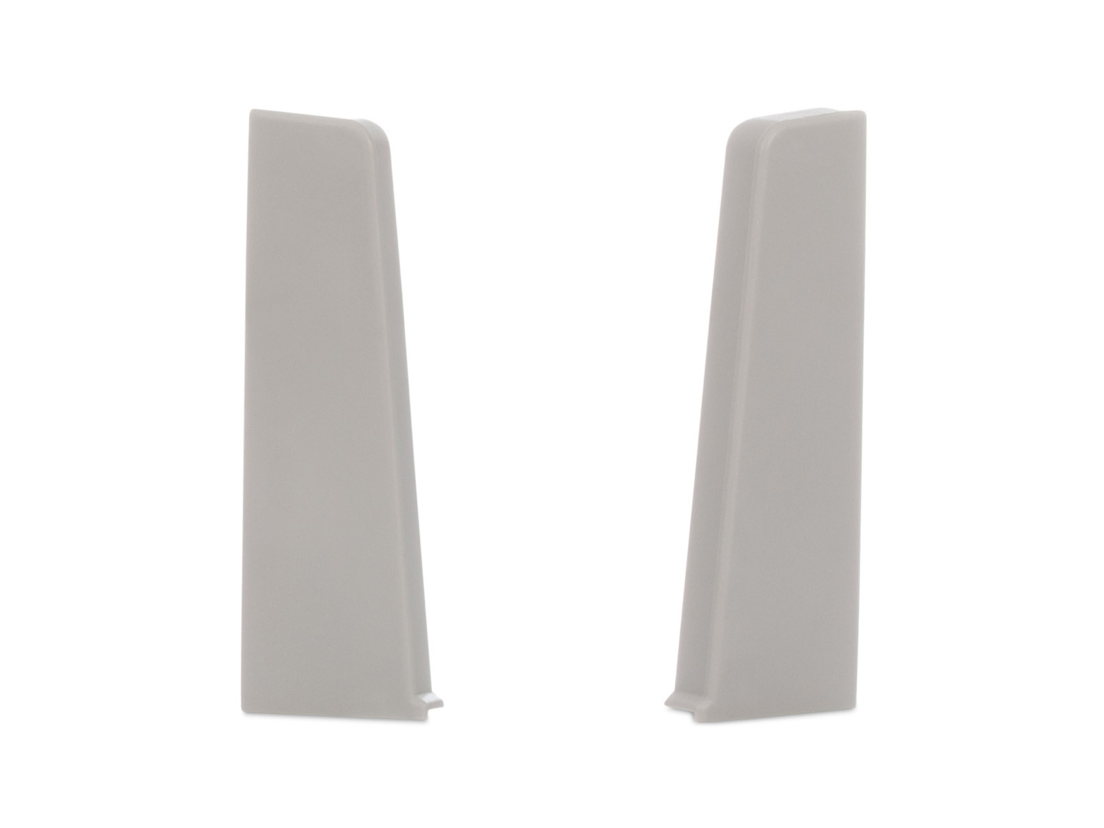 Endkappen rechts/links für Döllken Kabelkanalleiste Cubica 60-SK, grau