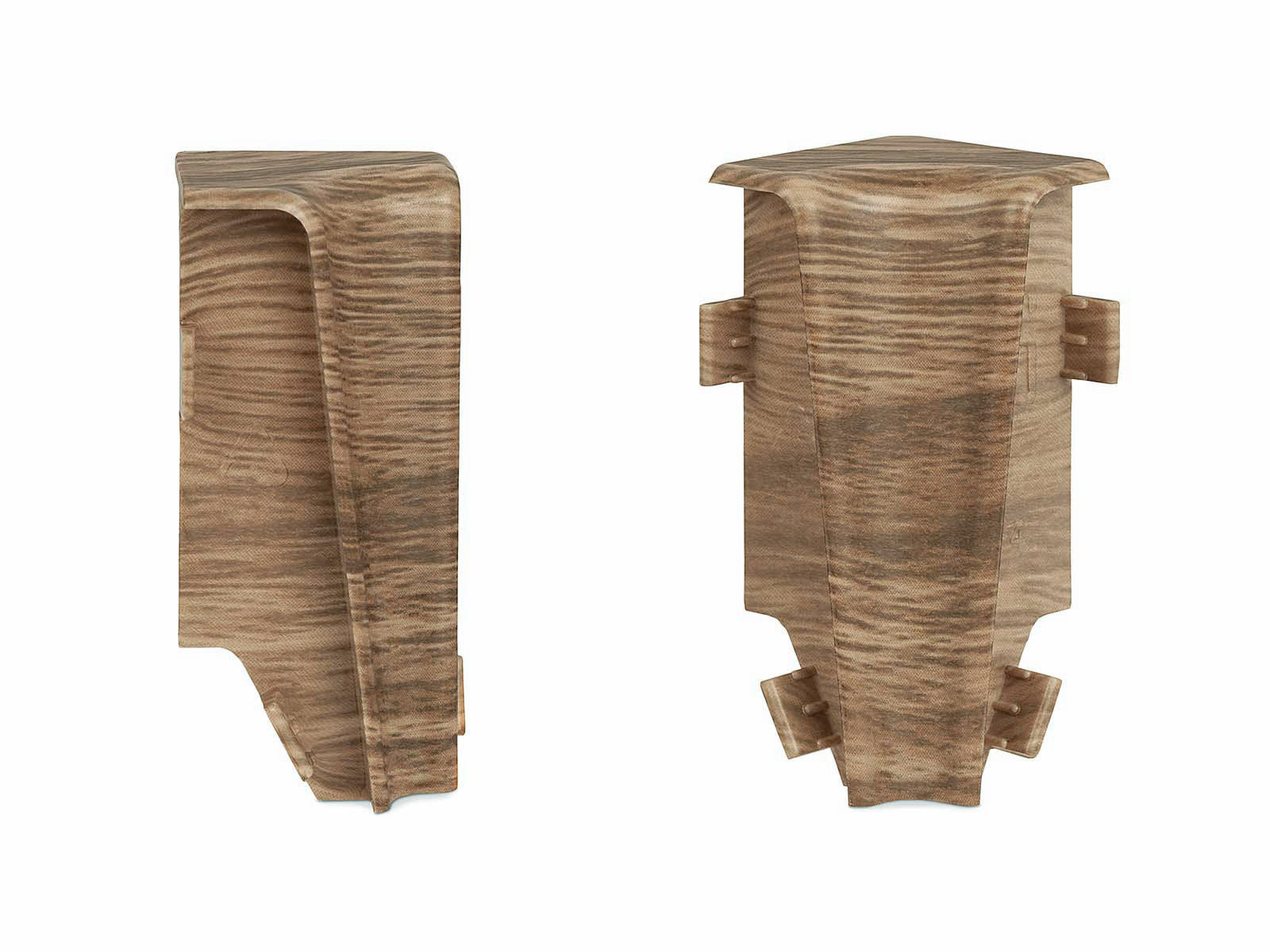 2 x Innenecke für Sockelleiste Eiche Rustikal - MEGA Profil