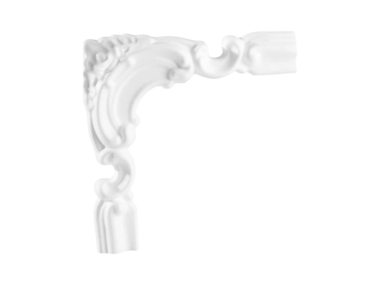 Styropor Viertelbogen BU 40D, r= 120 mm (4 Stück)