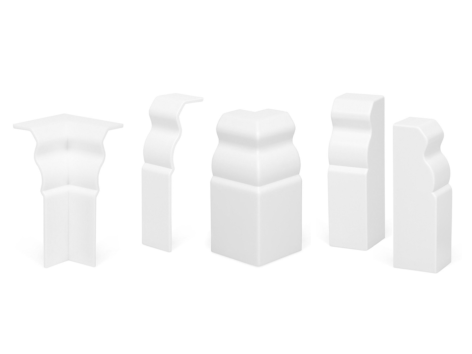 60 mm Ecken für Hamburger Sockelleisten