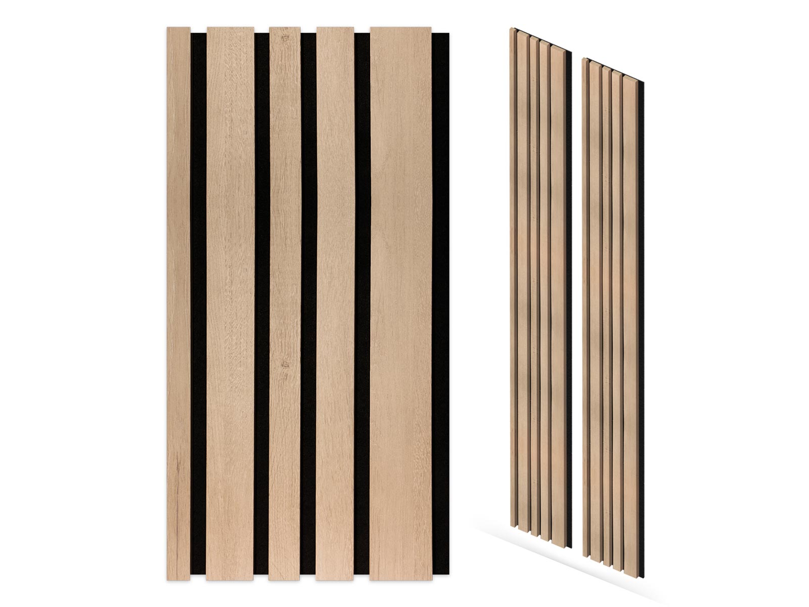 Akustikpaneele Blend Eiche Natur 30 x 260 cm - 2er Set