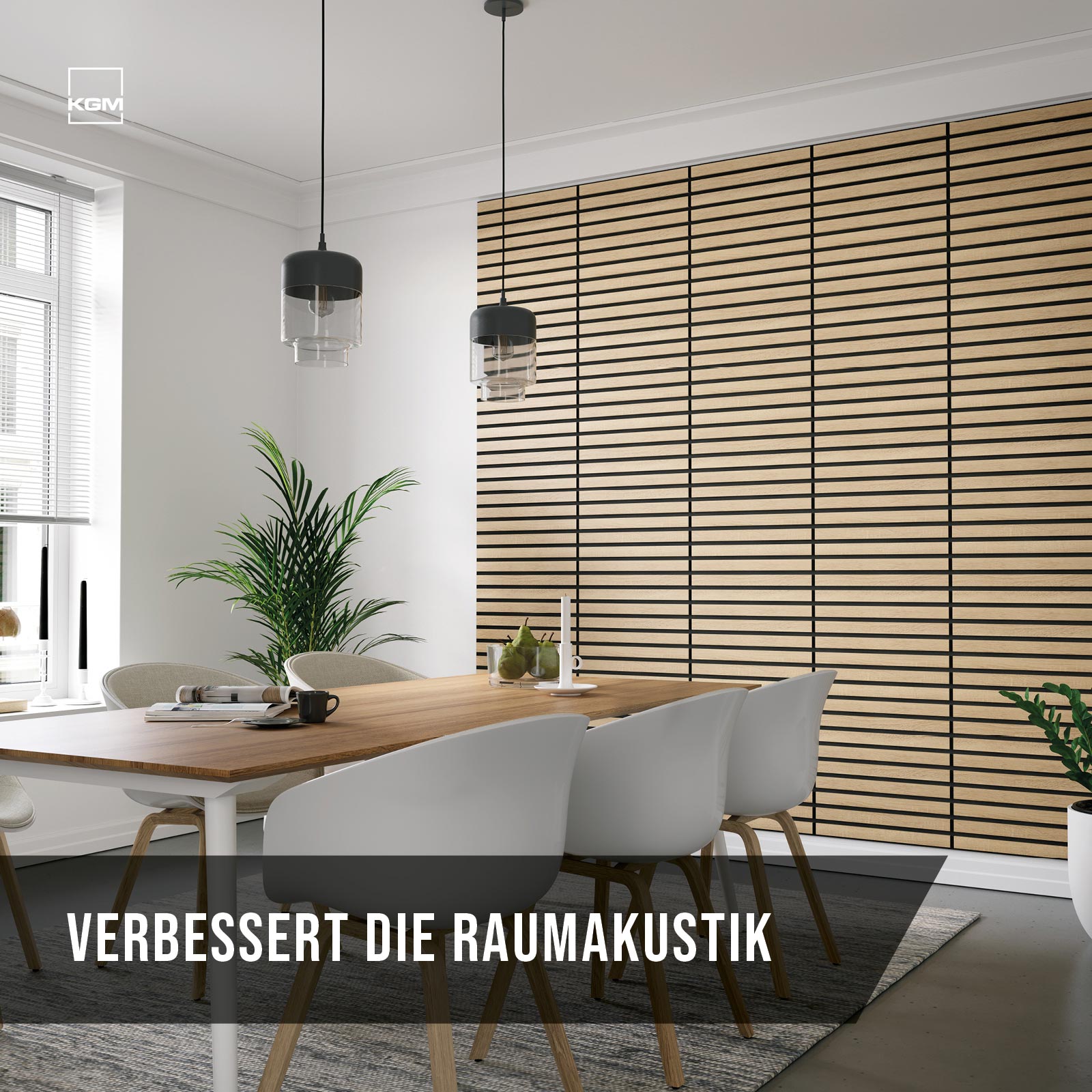 Akustik Optimierung KGM Eiche Natur