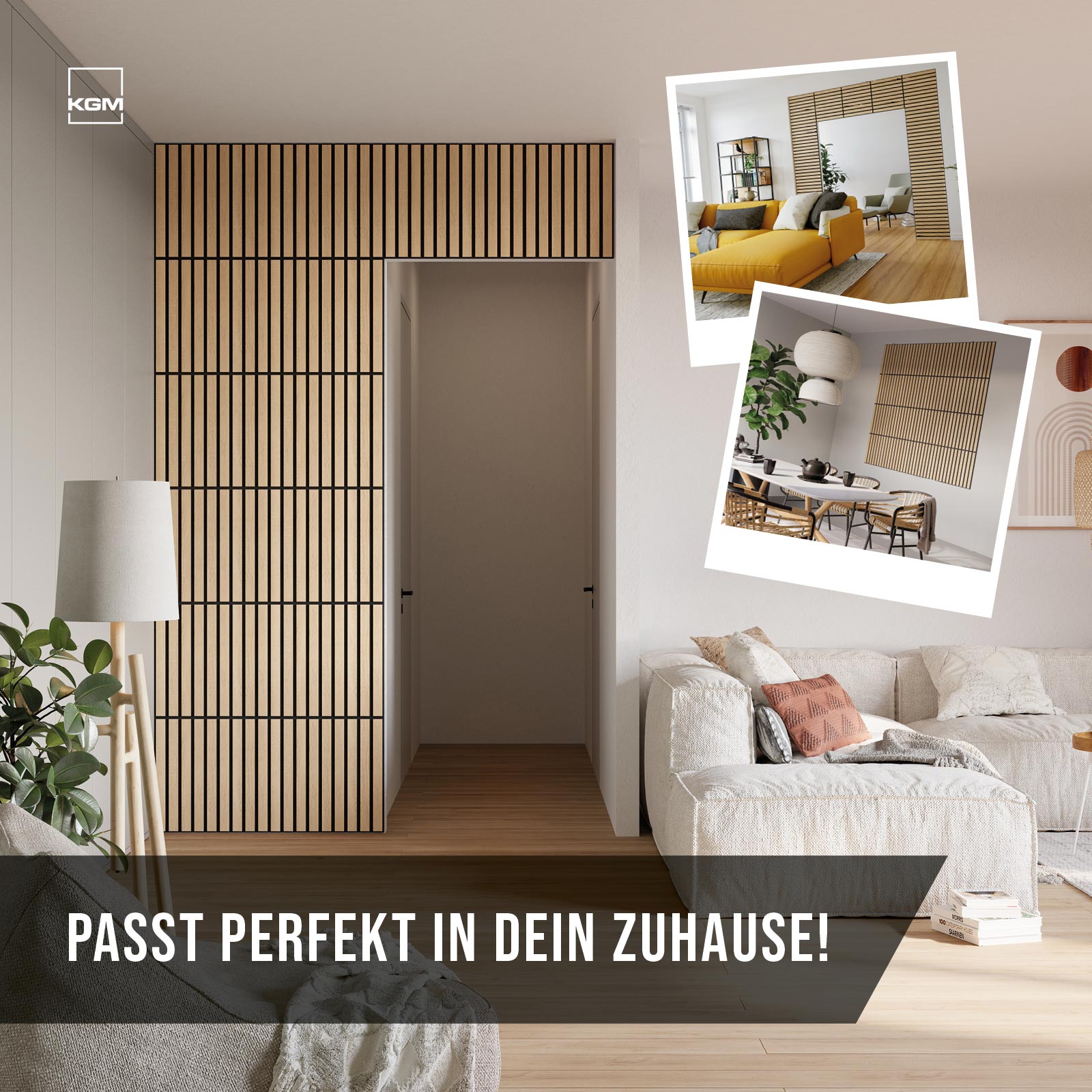 Express Akustikpaneele Eiche Natur Raum