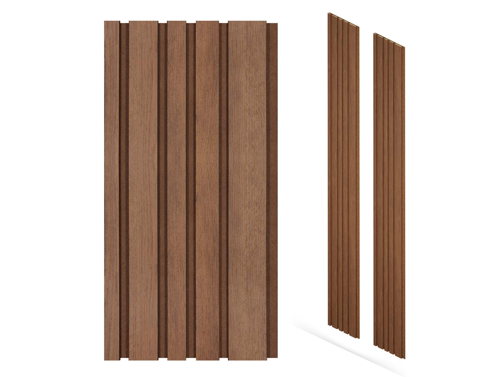 Akustikpaneele Blend Eiche Rustikal Ton in Ton freigestellte Paneele