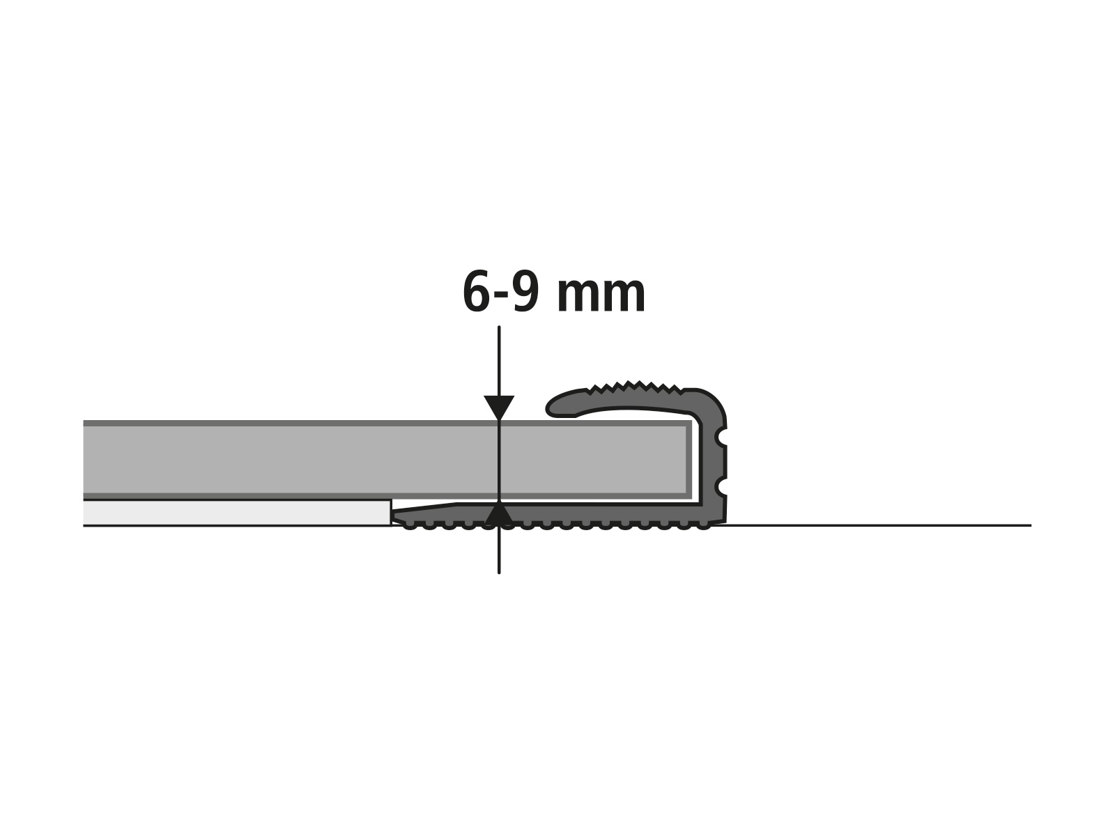 Abschlussprofil Laminat Edelstahl