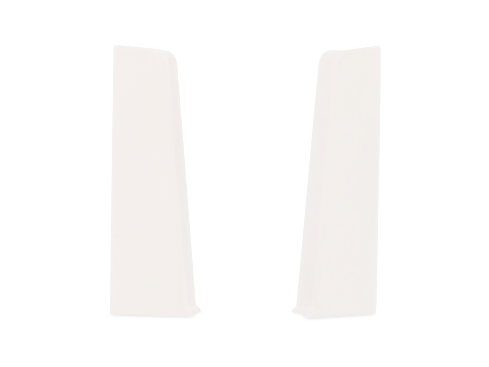 Endkappen rechts/links für Döllken Kabelkanalleiste Cubica 60-SK, weiß