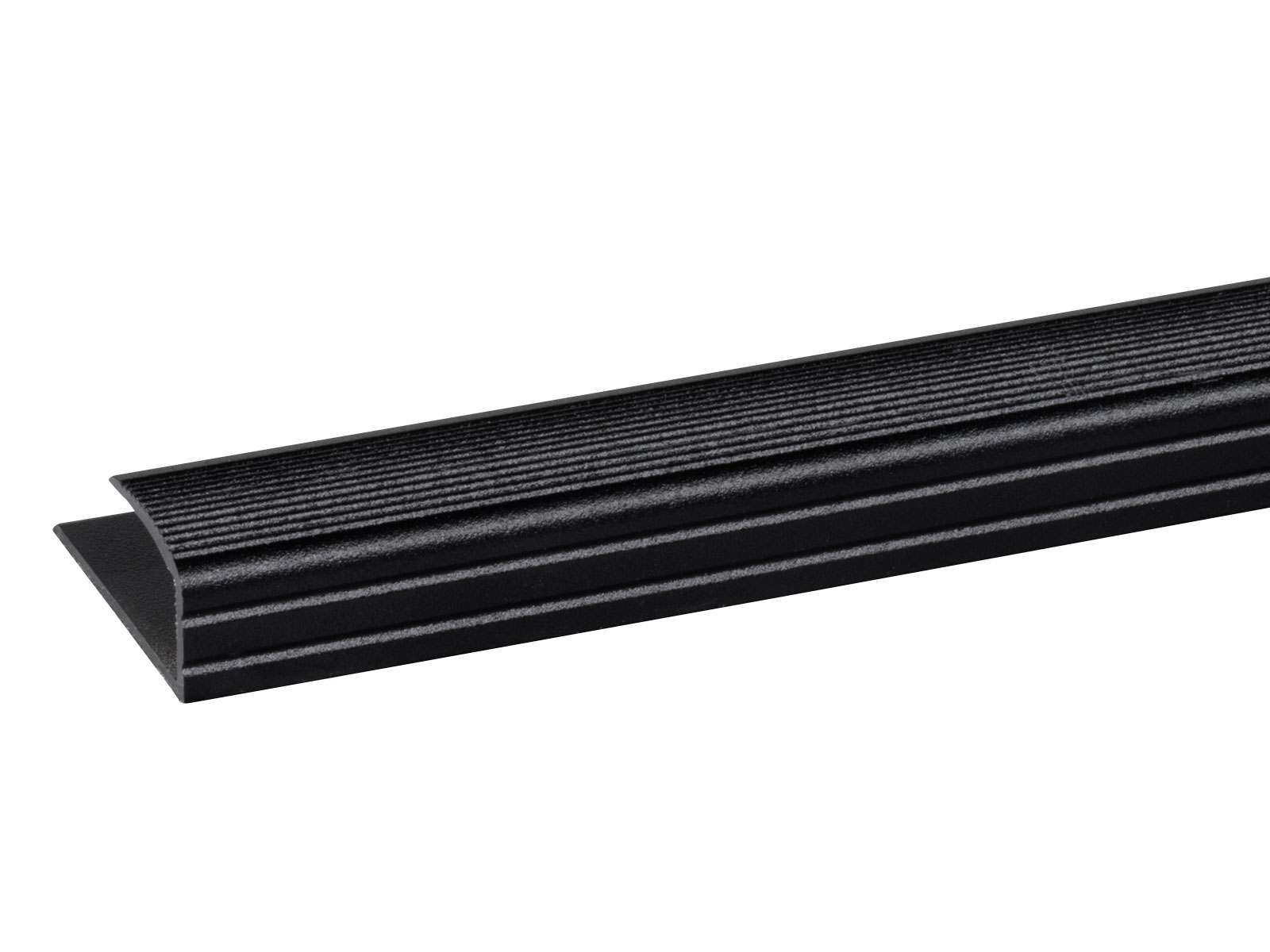 Abschlussprofil Laminat in Schwarz aus Aluminium