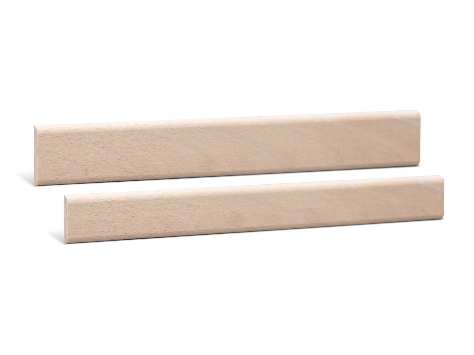Tapetenleiste - Massive Holzleiste Buche roh