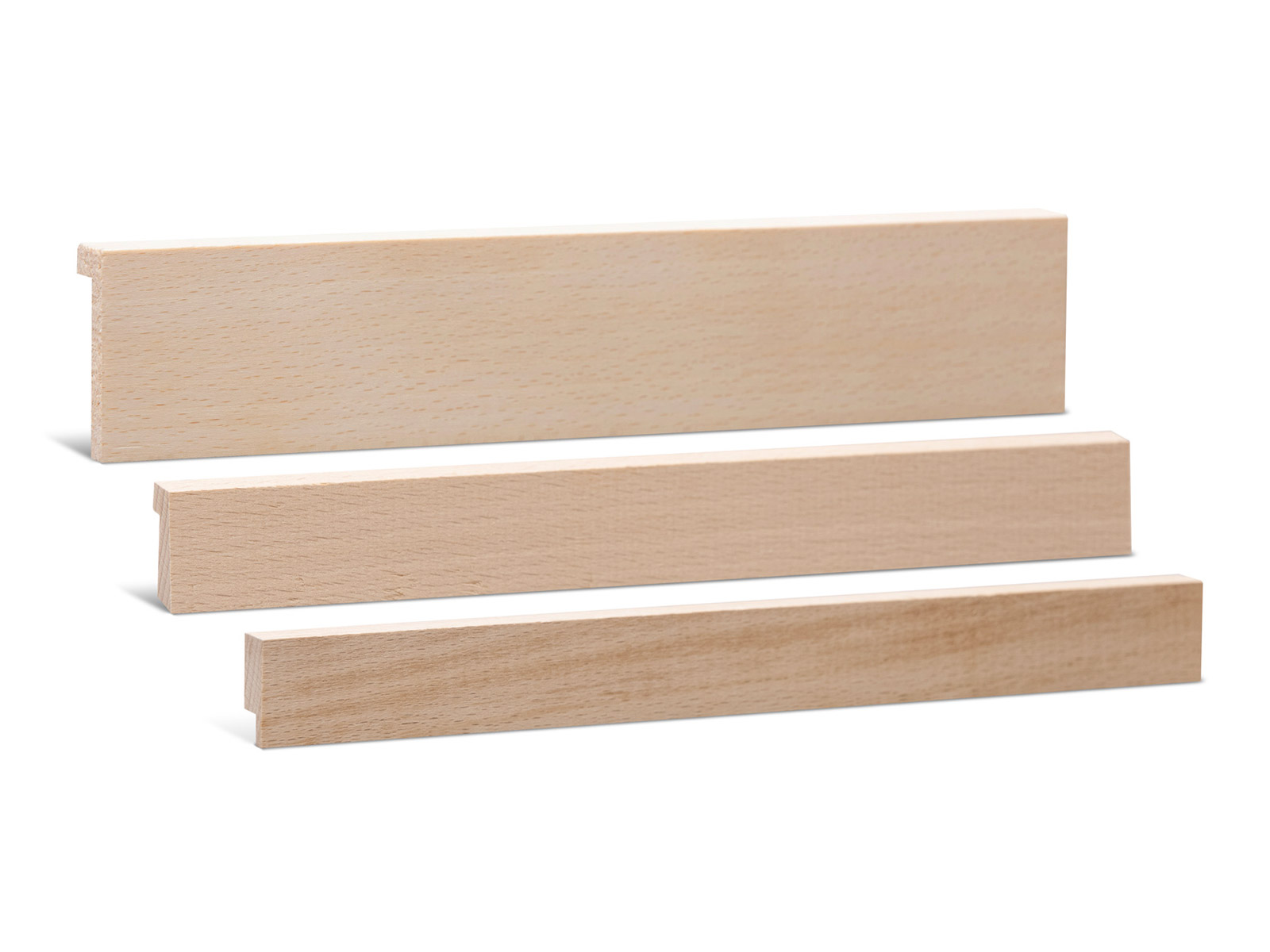 Falzleiste Buche Massivholz roh