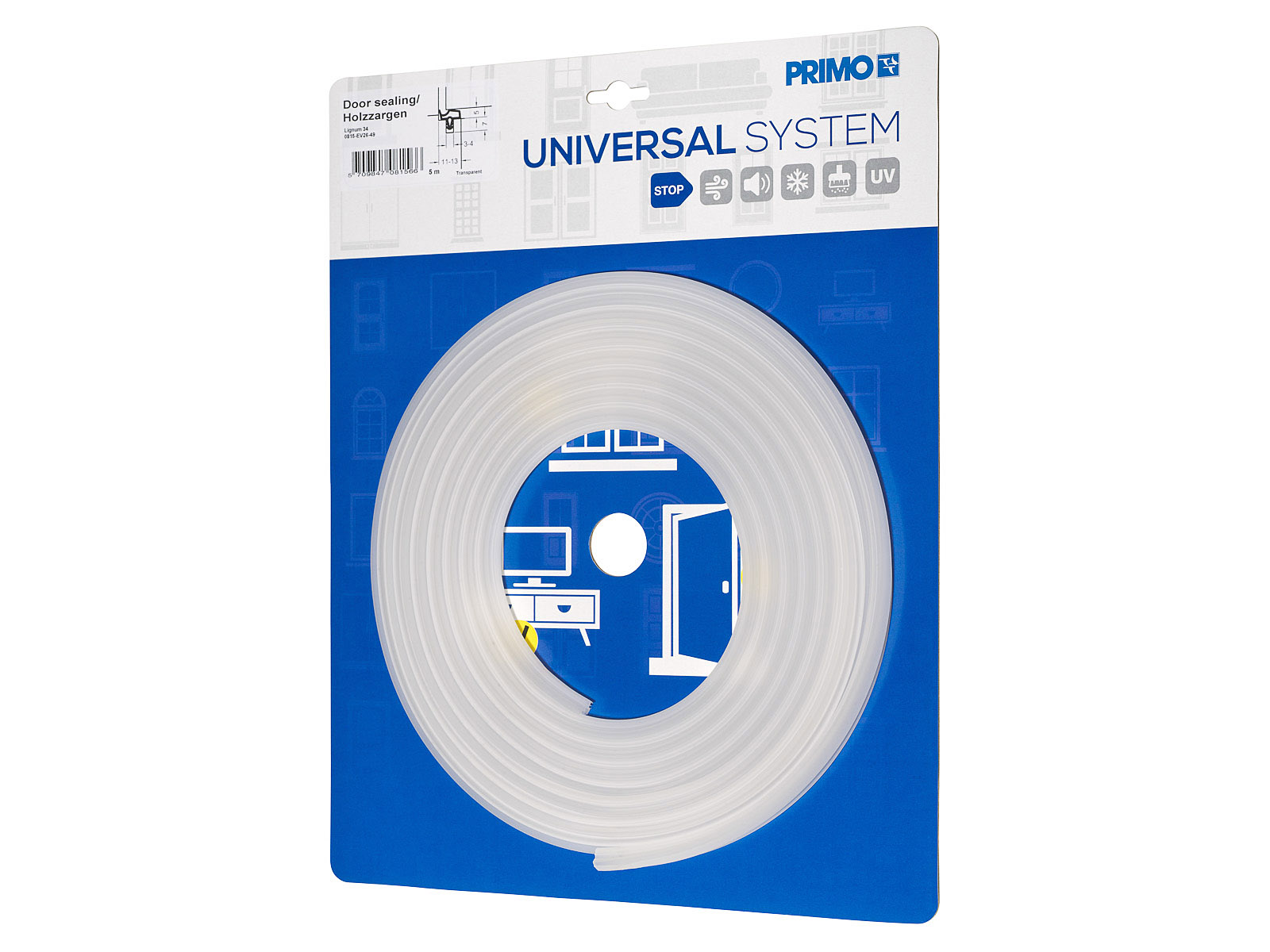 Primo Dichtungsband Transparent Lignum 34 | 3-4x7mm | Länge 5m