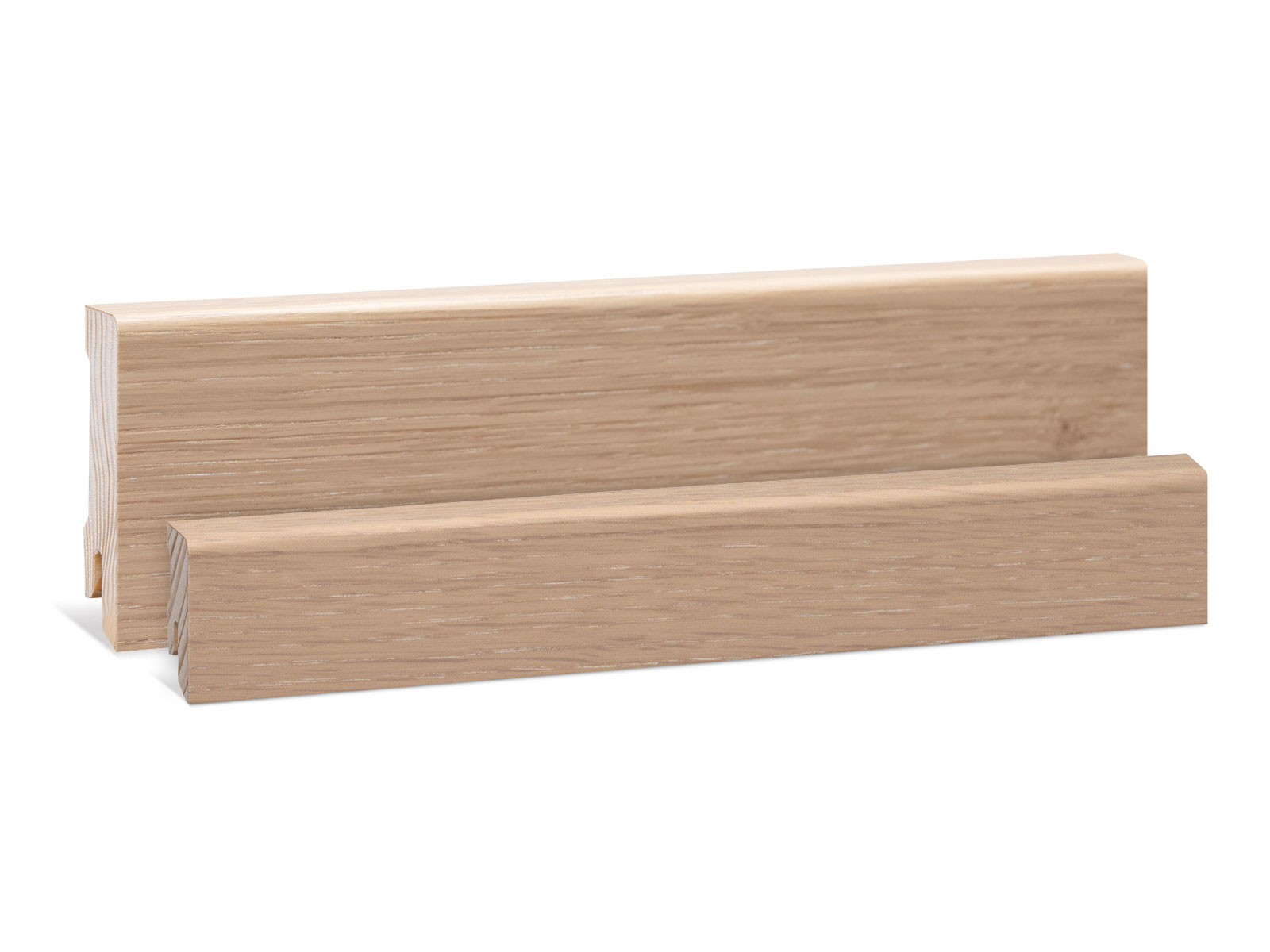 Modern Parkettleiste Eiche hell gekalkt