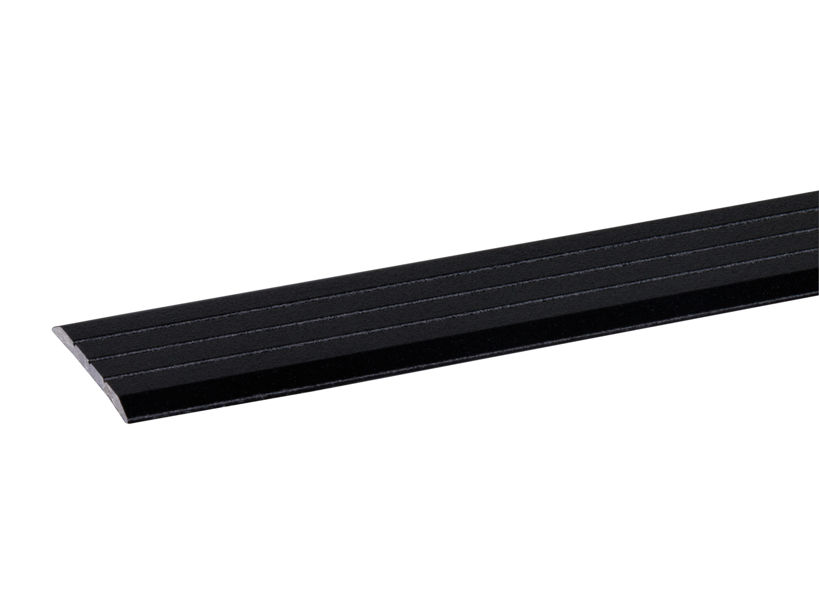 Übergangsprofil selbstklebend in Schwarz aus Aluminium