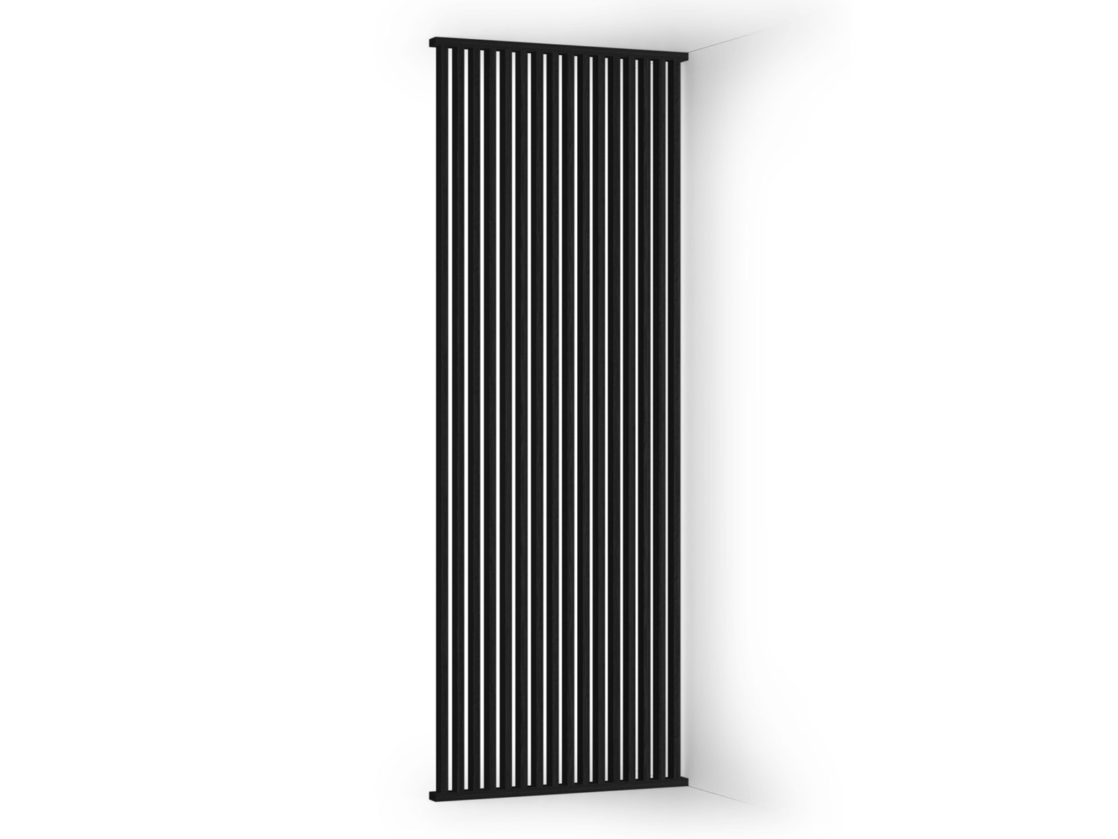 Raumteiler Eiche Lava 90° Komplett-Set 100 x 270 cm