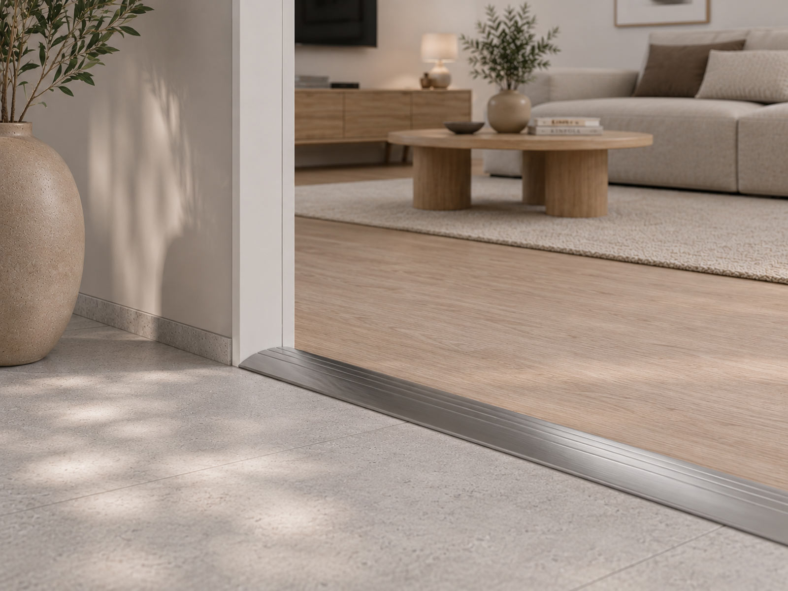 Universalprofil selbstklebend 40 x 1900 mm in Edelstahl aus Aluminium