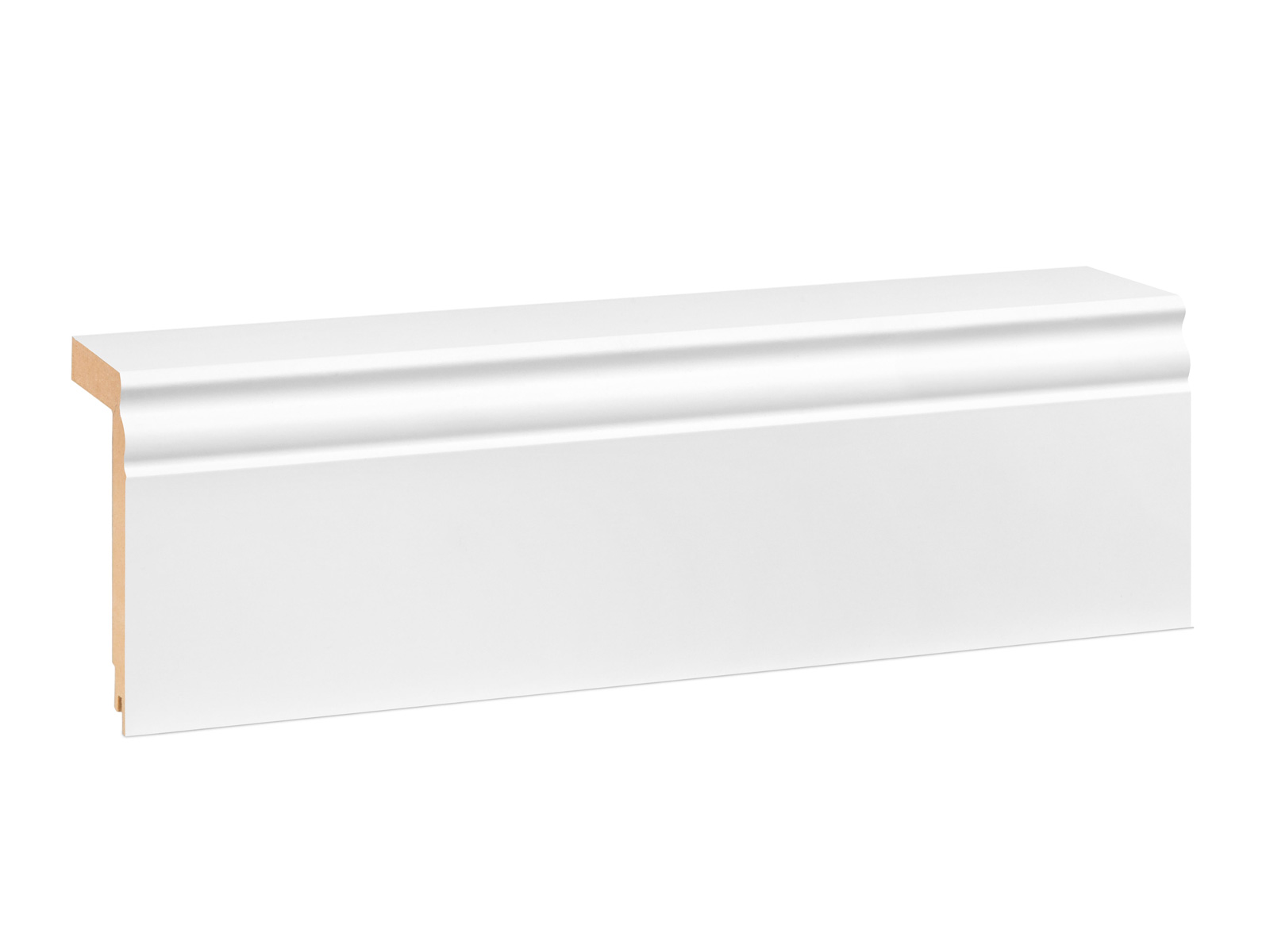 Heizungsrohrverkleidung 60 x 100 mm - Hamburger Profil, MDF weiß