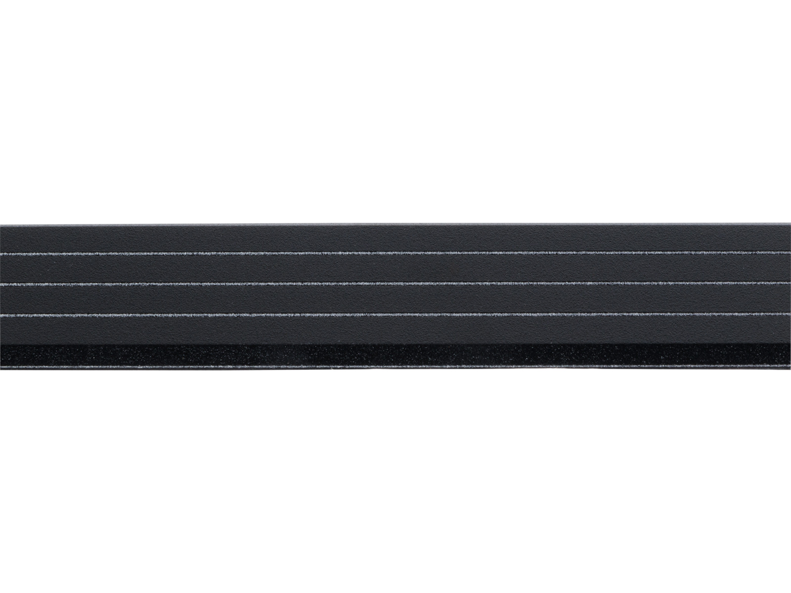 Übergangsprofil selbstklebend 35 x 1900 mm in Schwarz aus Aluminium