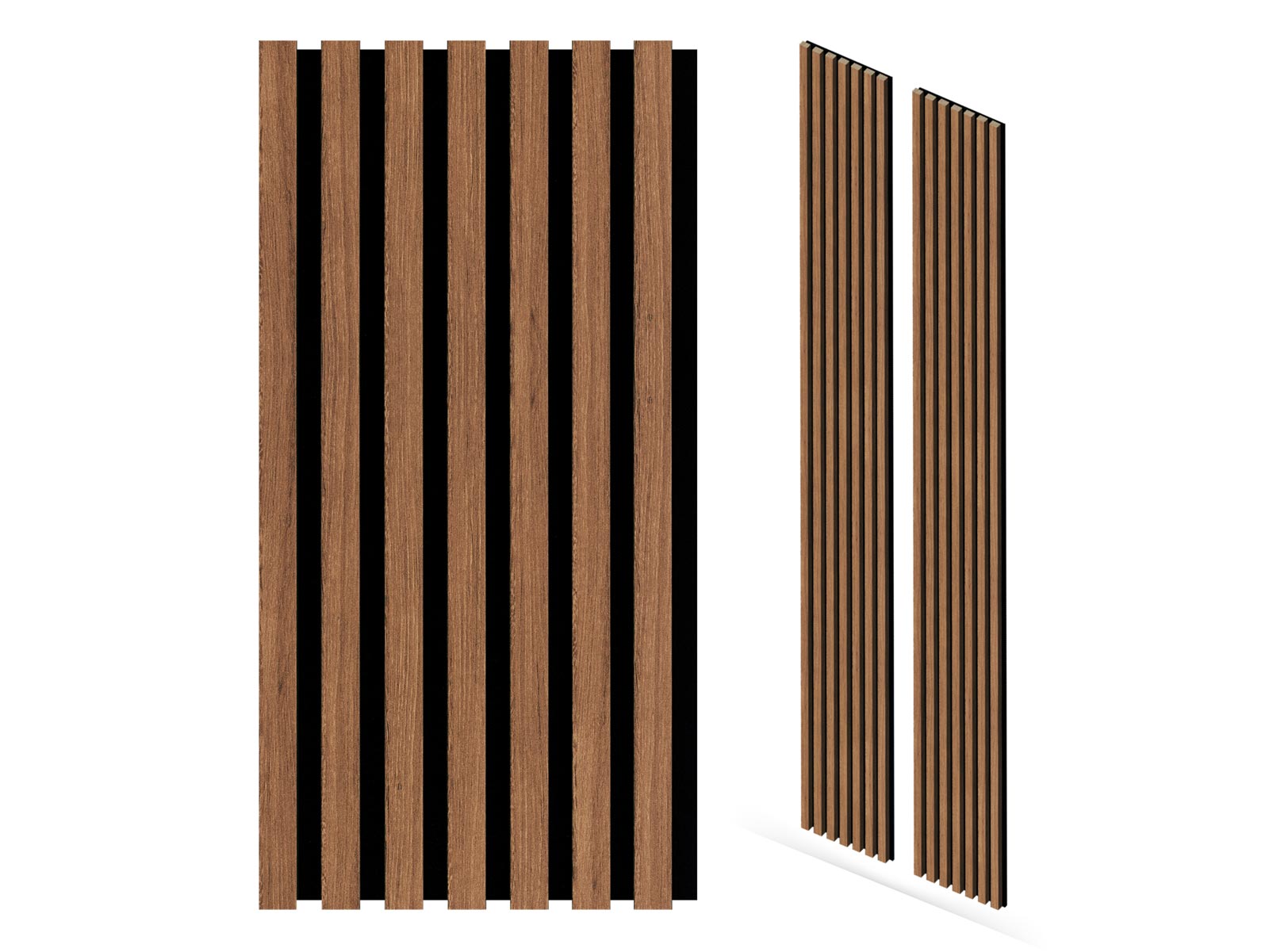 Akustikpaneele Eiche Bronze 30 x 260 cm - 2er Set