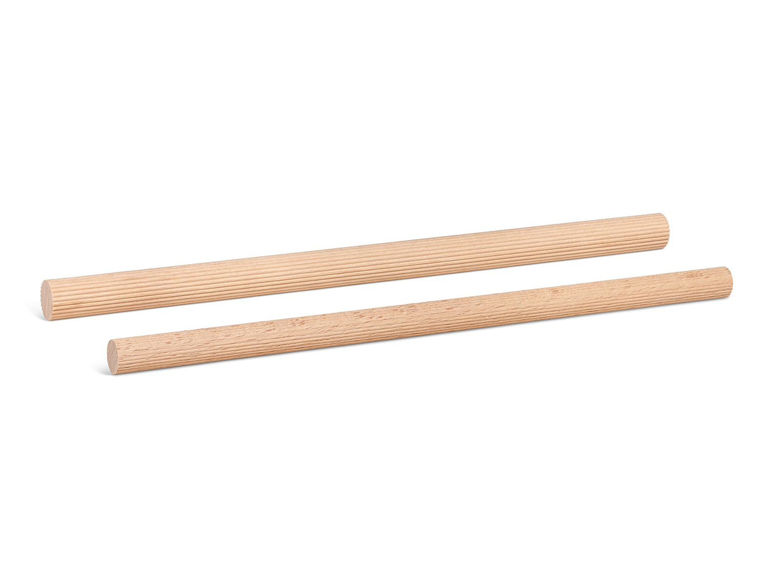 Riffelstab Buche Massivholz roh