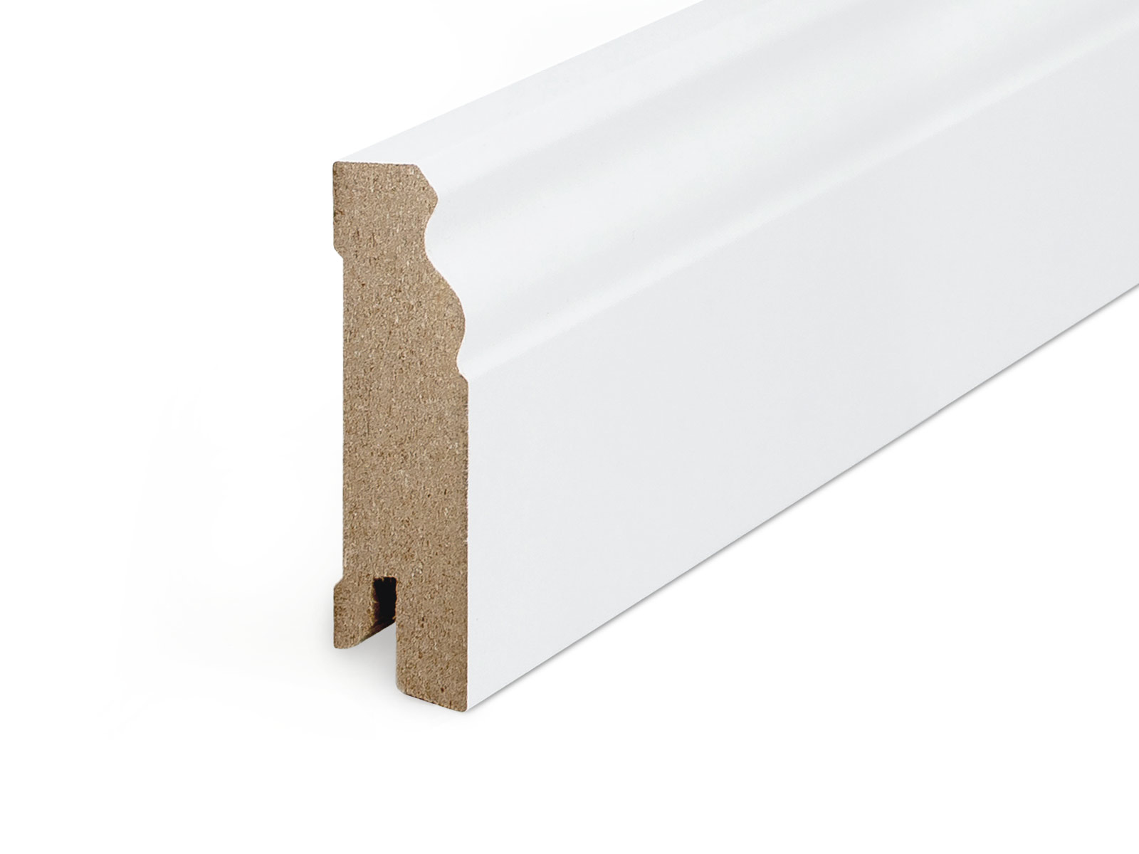 Hamburger Sockelleiste Querschnitt 96m Vorteilspack in 70mm