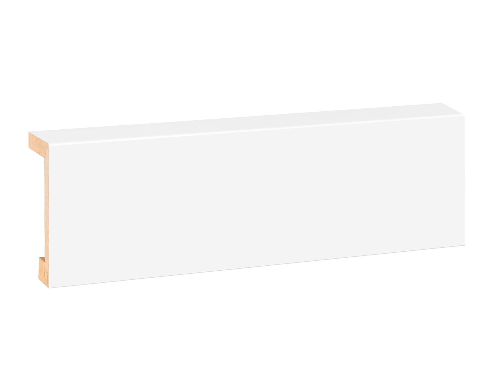 Heizrohrverkleidung Modern Profil, MDF weiß (57x100mm)