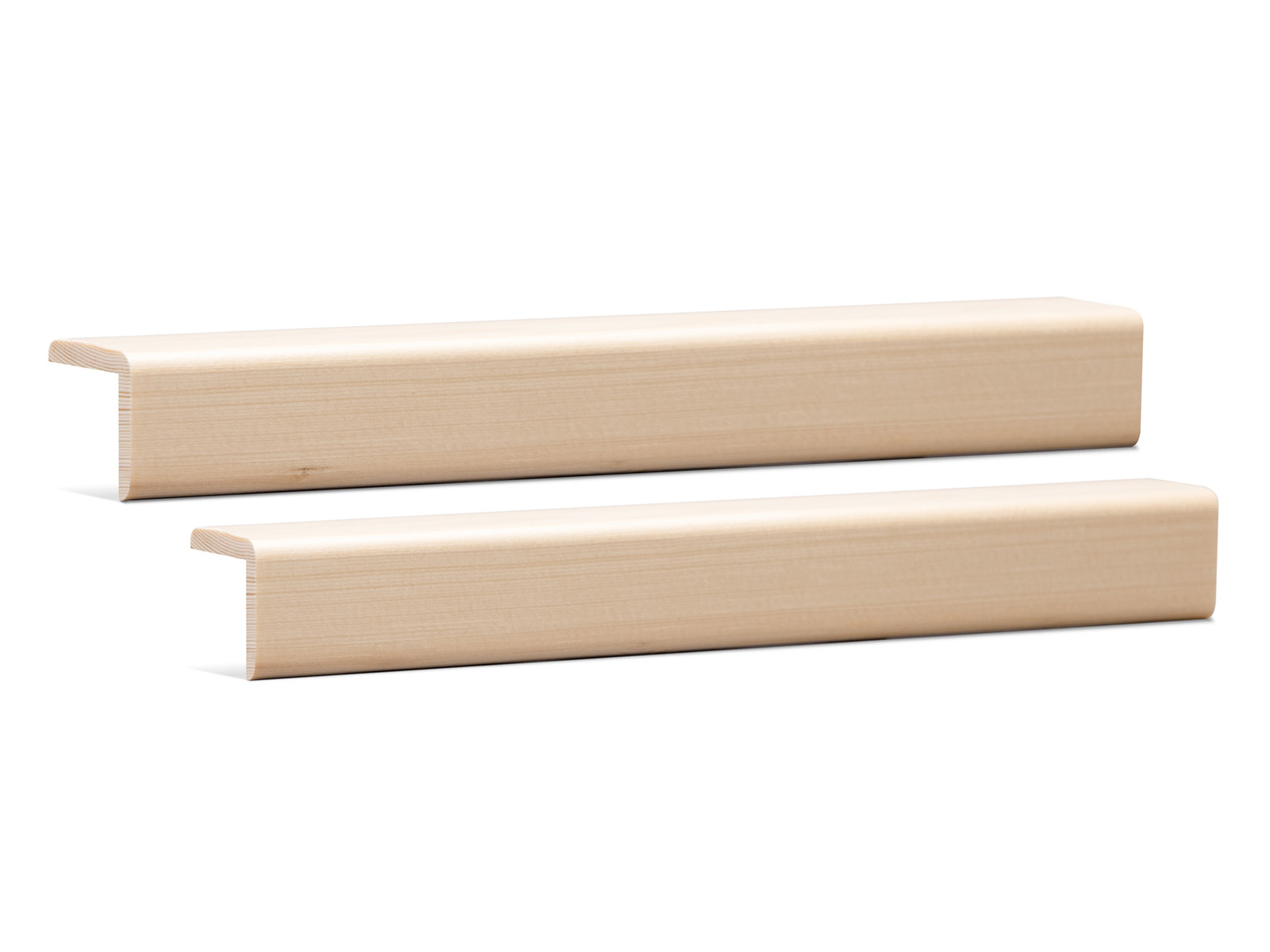 Winkelleiste Kiefer Massivholz natur lackiert