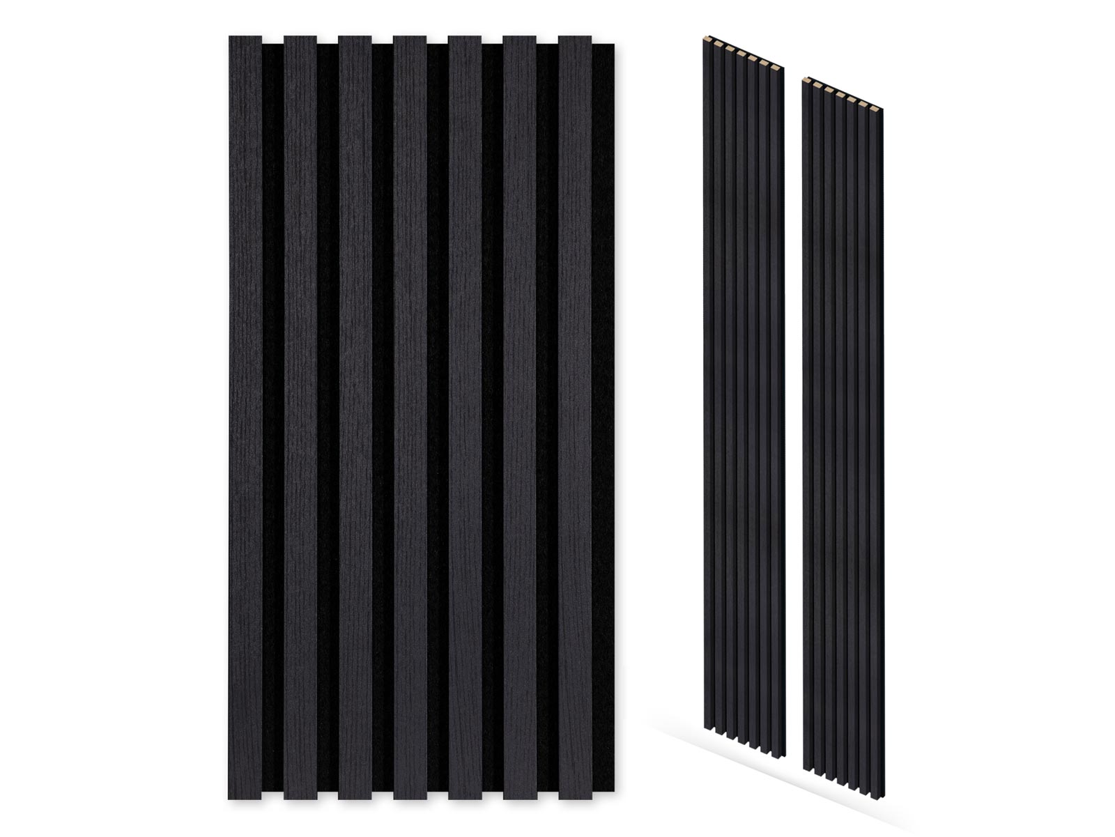 Akustikpaneele Eiche Lava 30 x 260 cm - 2er Set