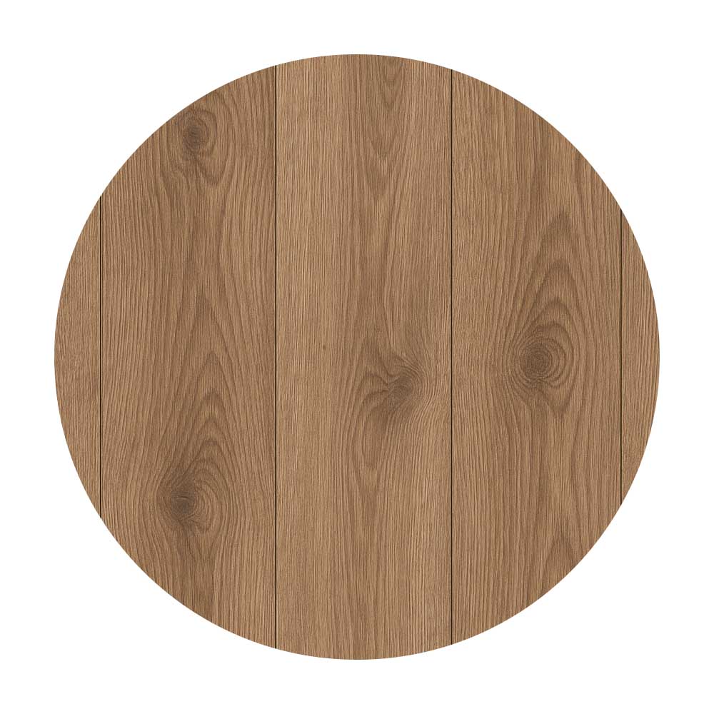 Laminatboden in heller Holzoptik – Beispiel zur Auswahl der passenden Sockelleiste.