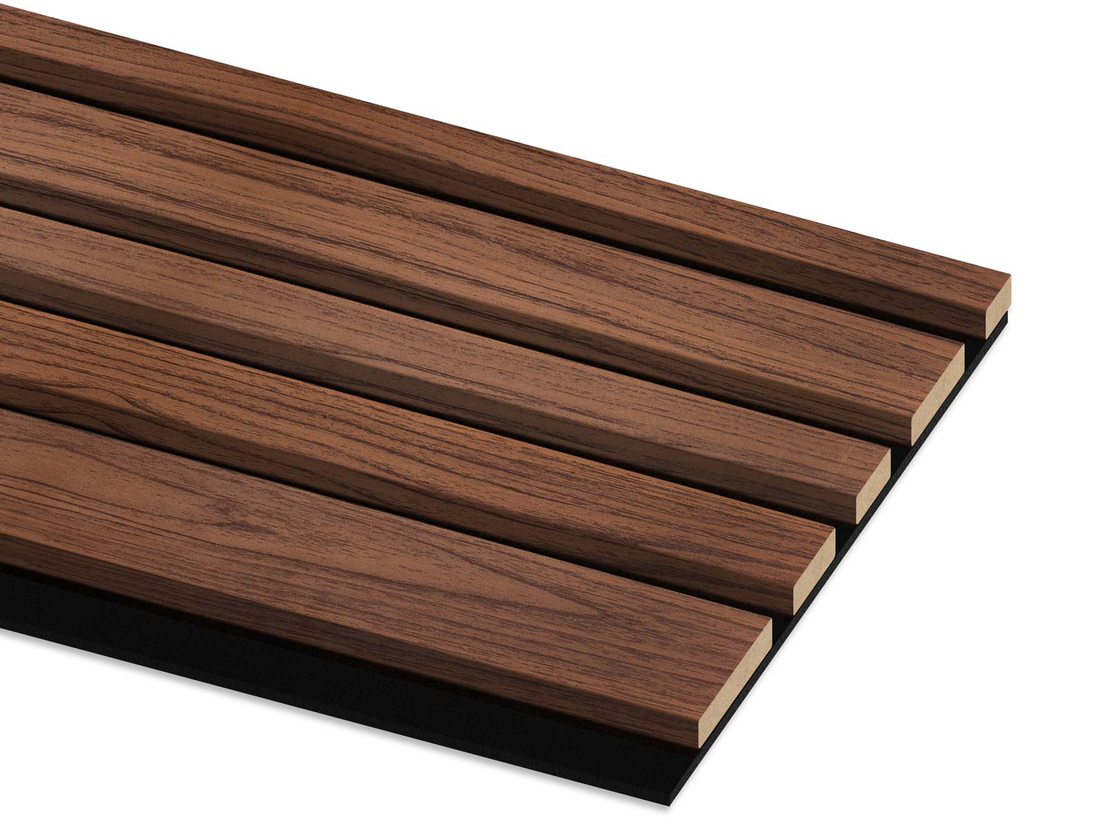 Akustikpaneele Blend Walnuss 30 x 260 cm - 2er Set