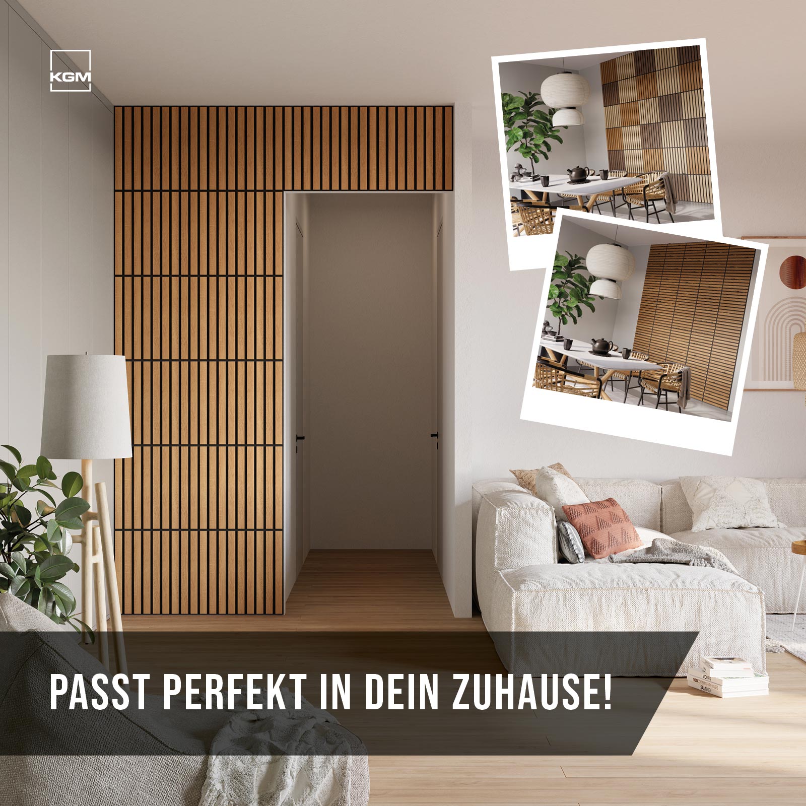 Eiche Bronze Akustikpaneele für elegante Raumgestaltung