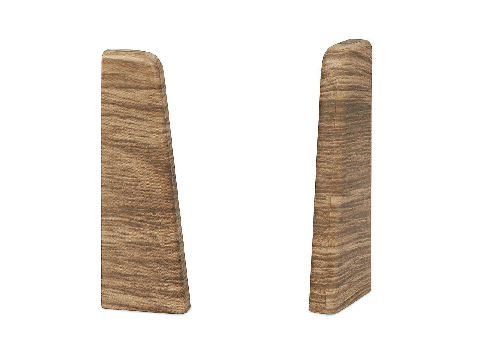 2 x Endstück für Sockelleiste Eiche Rustikal - MEGA Profil