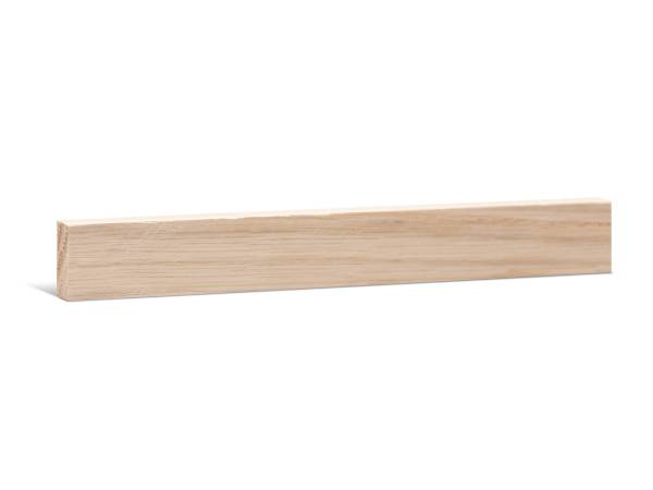 Rechteckleiste Eiche 10 x 30 mm - Massive Holzleiste roh