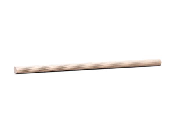 Riffelstab Buche Ø 10 x 1.000 mm - Massive Holzleiste roh
