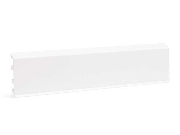 PVC Sockelleiste weiß mit Dichtungslippe Primo (15x65mm)