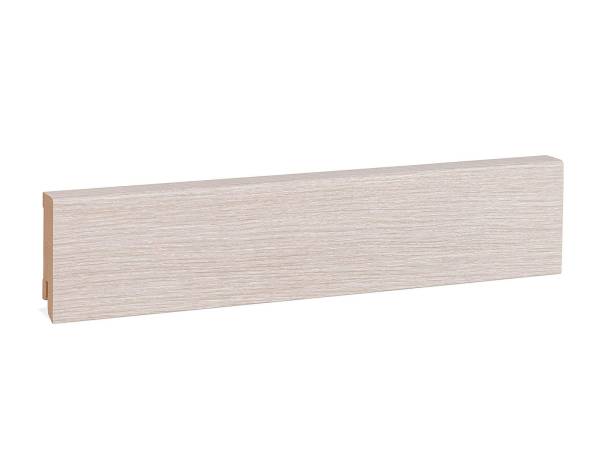 Modern Laminat Leiste MDF foliert - Esche natur geölt (16x58mm)