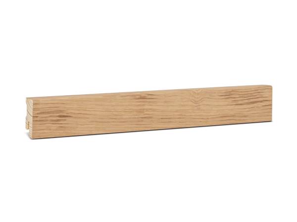 Modern Holz Sockelleiste mit Eiche Furnier - geölt (16x40mm)