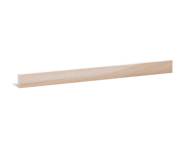 Rechteckleiste Buche 5 x 13 x 1.000 mm - Massive Holzleiste roh