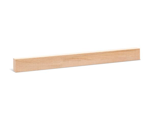 Rechteckleiste Buche 10 x 13 x 1.000 mm - Massive Holzleiste roh