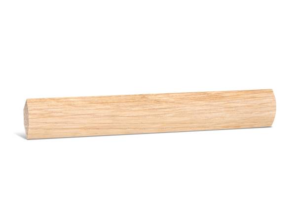 Viertelstab Eiche 18 x 18 mm - Massvholz roh