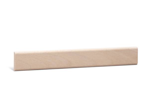 Tapetenleiste Buche 5 x 30 x 1.000 mm - Massive Holzleiste roh