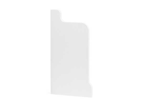 Endkappe für Heizrohrverkleidung in weiß (68x144mm)