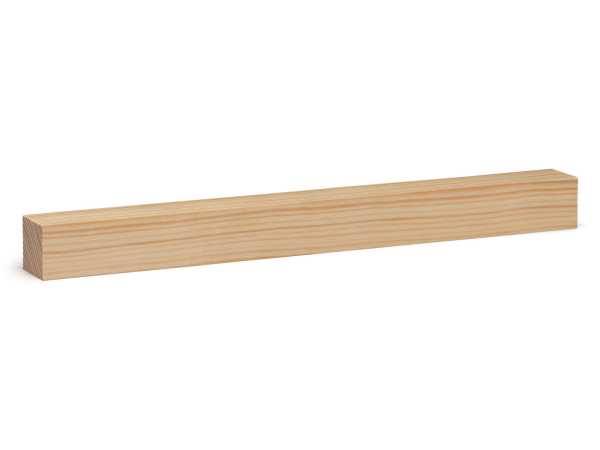 Vierkantleiste Kiefer 28 x 900 mm - Massive Holzleiste roh
