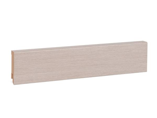 Modern Laminat Leiste MDF foliert - Bergeiche hell (16x58mm)