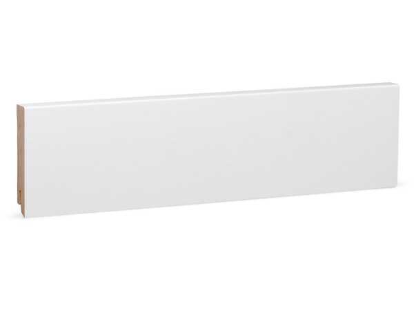 Modern Kiefer Massivholz - weiß lackiert RAL9016 (16x78mm)