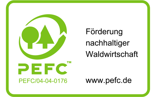 PEFC-Zertifikat - Nachhaltige Holzwirtschaft