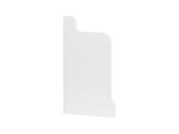 Endkappe für Heizrohrverkleidung in weiß (68x134mm)