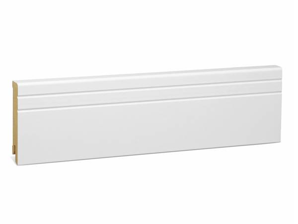 Modern NEO MDF - weiß foliert RAL9016 (16x80mm)
