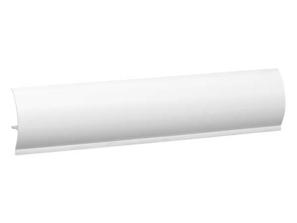Kabelkanal Sockelleiste MD-63 inkl. Grundprofil - weiß (26x63mm)